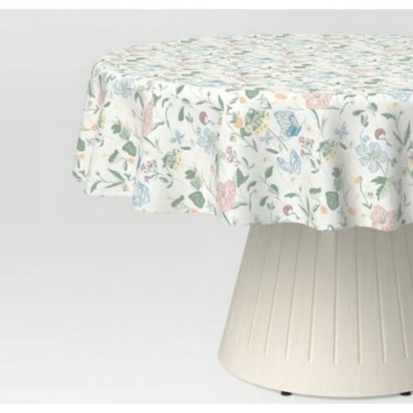 Target 70"x70" Floral Tablecloth Spring Easter Threshold™ - Picture 3 of 8
